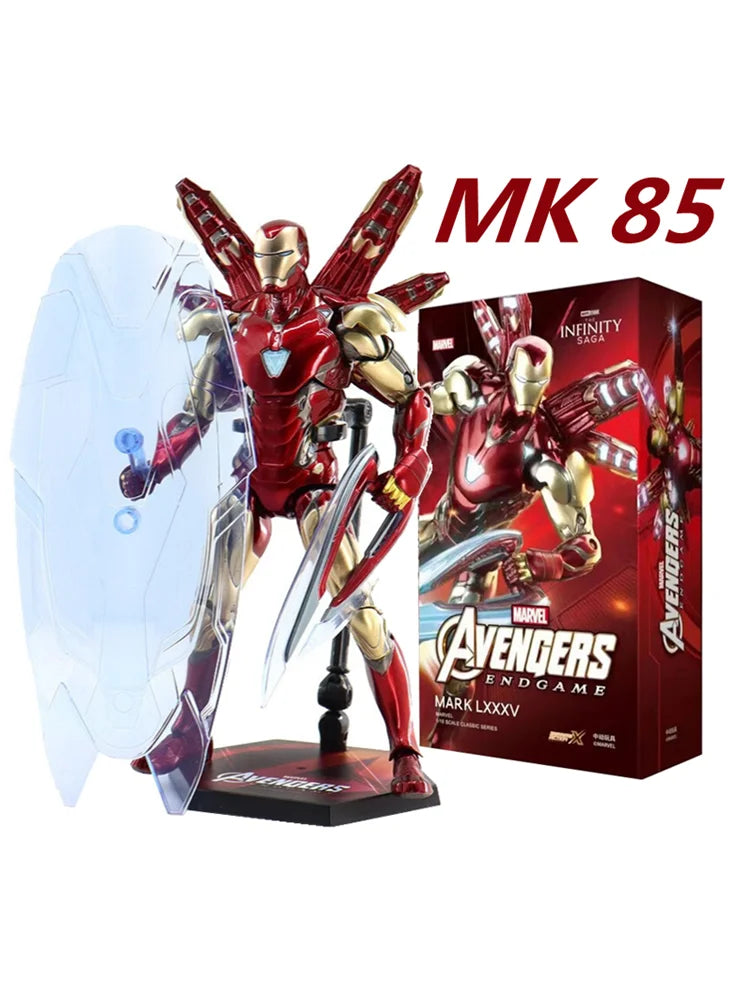 ZD Toys Marvel Studios Iron Man MK3 Action Figure MK35 MK24 MK40 MK38 Tony Stark Ironman Figure Action Collect Toy Gift