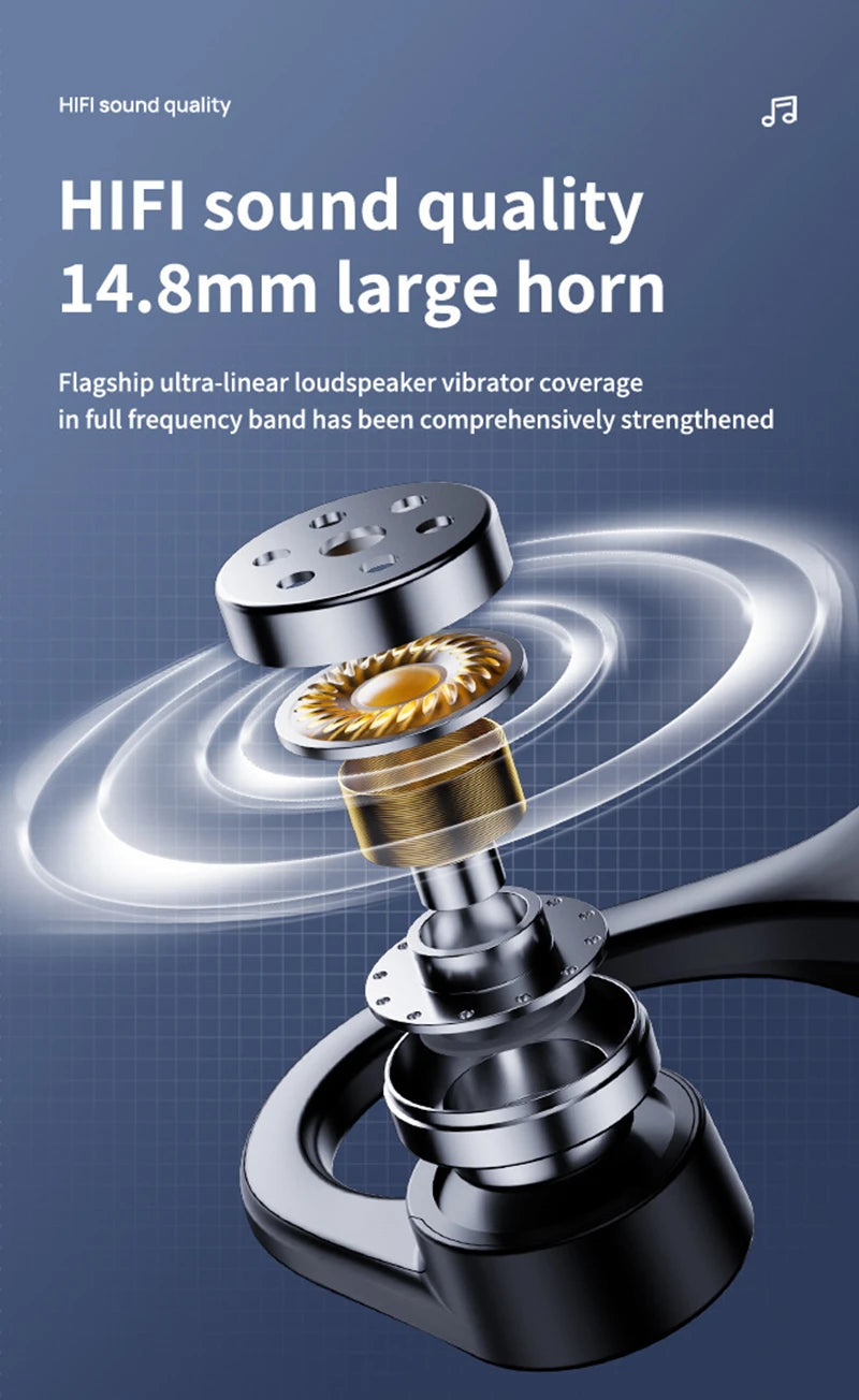 Wireless Earphone Bone Conduction Sport Swimming Bluetooth Compatible Headphone Hand-free With Mic For Running X7 Earbuds