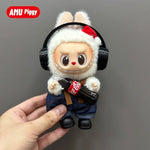 Clothes for Clothes Doll DIY Accessories Pull Cloth Cola Happiness Factor Labubu Clothes Set Doll Outfit Have Shoes