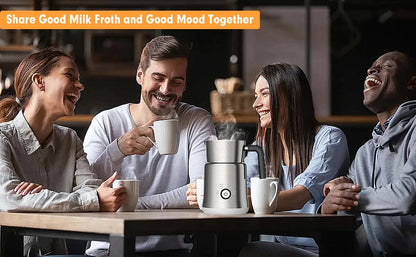 DEVISIB 4 in 1 Multi-function Milk Frother Electric Hot and Cold for Making Latte Cappuccino Coffee Chocolate Kitchen Appliances