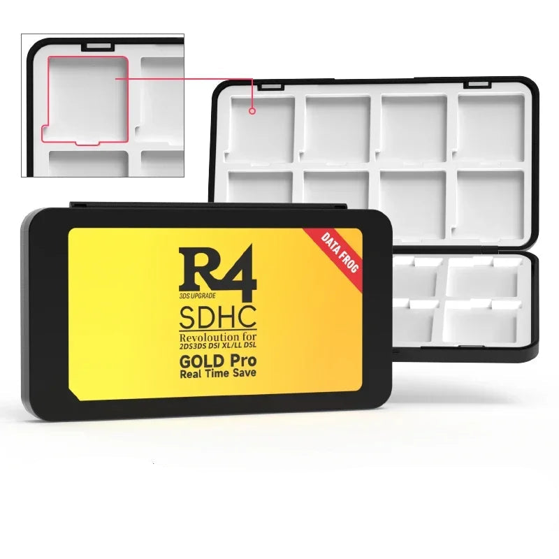 Portable 16-Slot Game Card Holder Storage Case for Nintendo 3DS, 3DSXL, 2DS, 2DSXL, DS, and DSi
