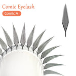DIYDAY Comic Spire Eyelash Extension Premade Manga False Eyelashes Super Soft Light Feather-Feeling Anime Lashes for Makeup Tool