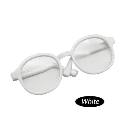 17cm labubu Glasses 6.5cm Transparent Plastic Glasses For 1/8 1/6 1/3 1/4 BJD for Labubu MSD SD Plush for EXO Doll sunglasses