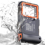 Waterproof Phone Case Holsters & 15m Diving 50ft Swimming Premium Protective Housing & Lanyard For iPhone Samsung 6.8" Phone