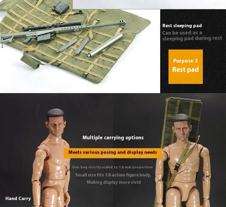 Jungle Sniper 1/6 Soldier Model - Joint Movable Special Forces Doll Handmade Military Action Figure Tactical Collectible Toy