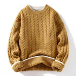 Autumn Winter Men's Warm Knit Pullovers Fashion O-Neck Patchwork Casual Knitted Sweater Men Youthful Vitality Sweaters