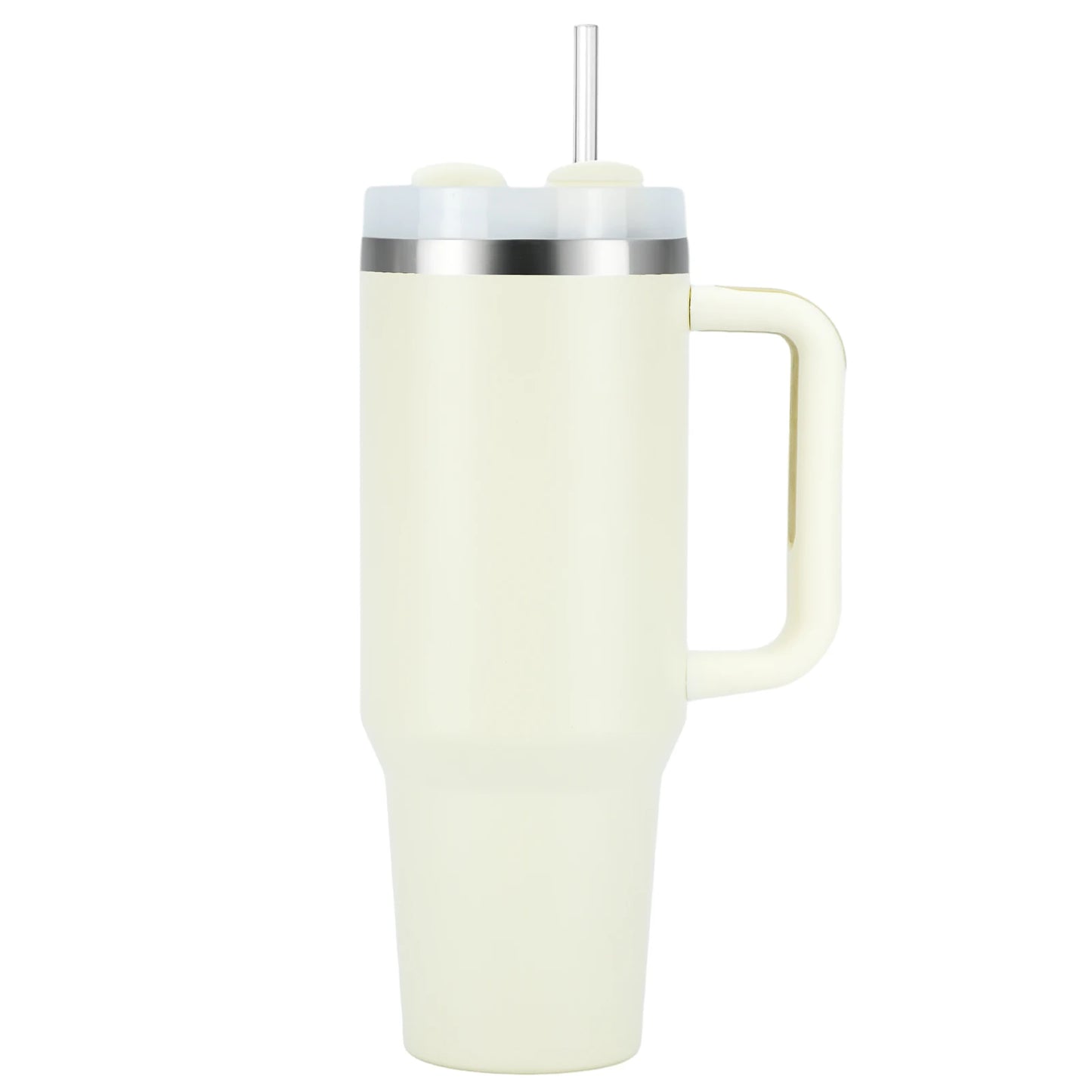 1pcs Watersy 40oz/1200ml Tumbler with Handle and Straw Lid Stainless Steel Keep Cold Vacuum Insulated Portable Car Travel Mug