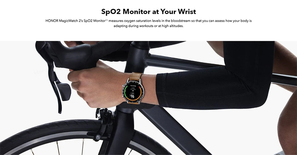 New HONOR Magic Watch 2 Smart Watch 46mm Bluetooth 5.1 Calling Smartwatch Blood Oxygen 14 Days Battery Life Heart Rate GPS