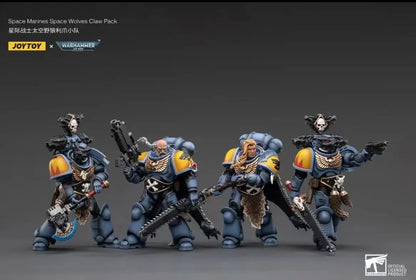1/18 JOYTOY Actionfigur – Warhammer 40K Horus Heresy Space Wolves Logan Ghostwolf Mecha Modell