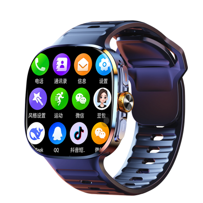 New M99 smartwatch Android - Bluetooth dual system 4G SIM 2.4'' 720*720 HD AMOLED Screen 190° Camera GPS WIFI NFC samrt watch