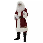 Deluxe Santa Costume Cosplay Fancy Dress Man Suit Adult