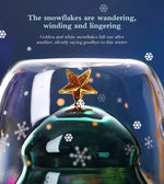 Christmas Tree Cup Transparent Double Heat Resistant Creative Couples Mug Snowflake Drinking Glass Children's Gift Coffee Cups