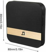 Smart Wireless WiFi Doorbell, Door Chime Ding-Dong Video Door Bell Receiver WiFi Visual Door Bell Music