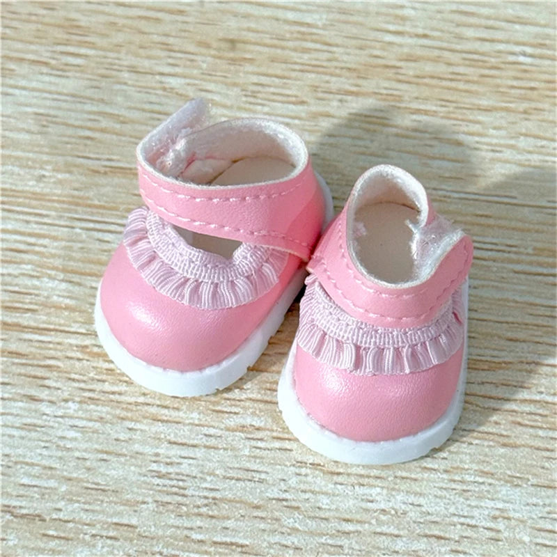 17cm For Labubu Doll Clothing Skirt Bowhair Accessory Set Retro Bib Pants Clothes Luxury Messenger Bag Shoes Set Sitting Party