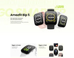 Amazfit Bip 5 Smartwatch 46mm GPS Fitness Tracker Android iOS