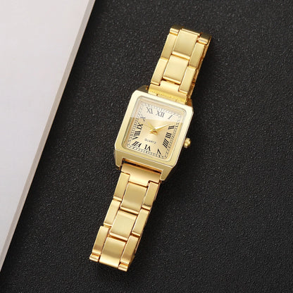1/2PCS Fashion Square Dial Women Watches Ladies Quartz Wristwatches Girls Clock Reloj Mujer（Without Box）