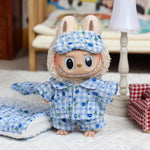 Doll Bed Sleeping Bag For 17cm Ropa Labubu Plush Toy & Accessories Cute Set Home Warmth Girl Gift