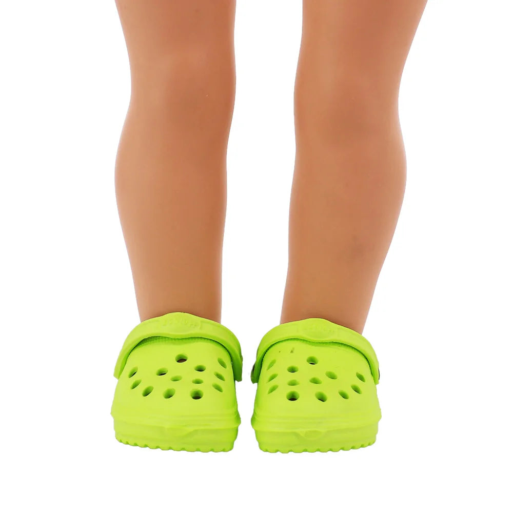 7 CM Doll Shoes Sandal For 43 CM Born Baby Doll Clothes Accessories 18 Inch American Doll Girl‘s Toys Our Generation Gift