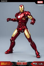 Fondjoy Marvel Iron Man MK1 Assemble Toy ABS Material First Generation Iron Man 1/12 Action Figures Toy Birthday Gifts for Boys