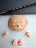 Hot Sell Labubu Plush Doll Parts Vinyl Doll Accesseries Pvc Face Changing Parts Hands Feet Replacement Supplies Diy Gifts