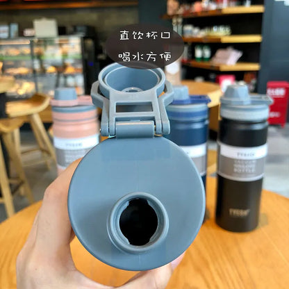 Tyeso 530/750ML Thermos Bottle Stainless Steel Vacuum Flask Travel Cup Insulated Water Bottle Sport Thermal Cup Mug Hot Cold Mug