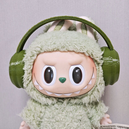 Labubu Doll Rain Boots Labubu I II III Idol Dolls Colorful Shoes and Headphones Multicolor Big Bow LabubusAccessories DIY Gifts