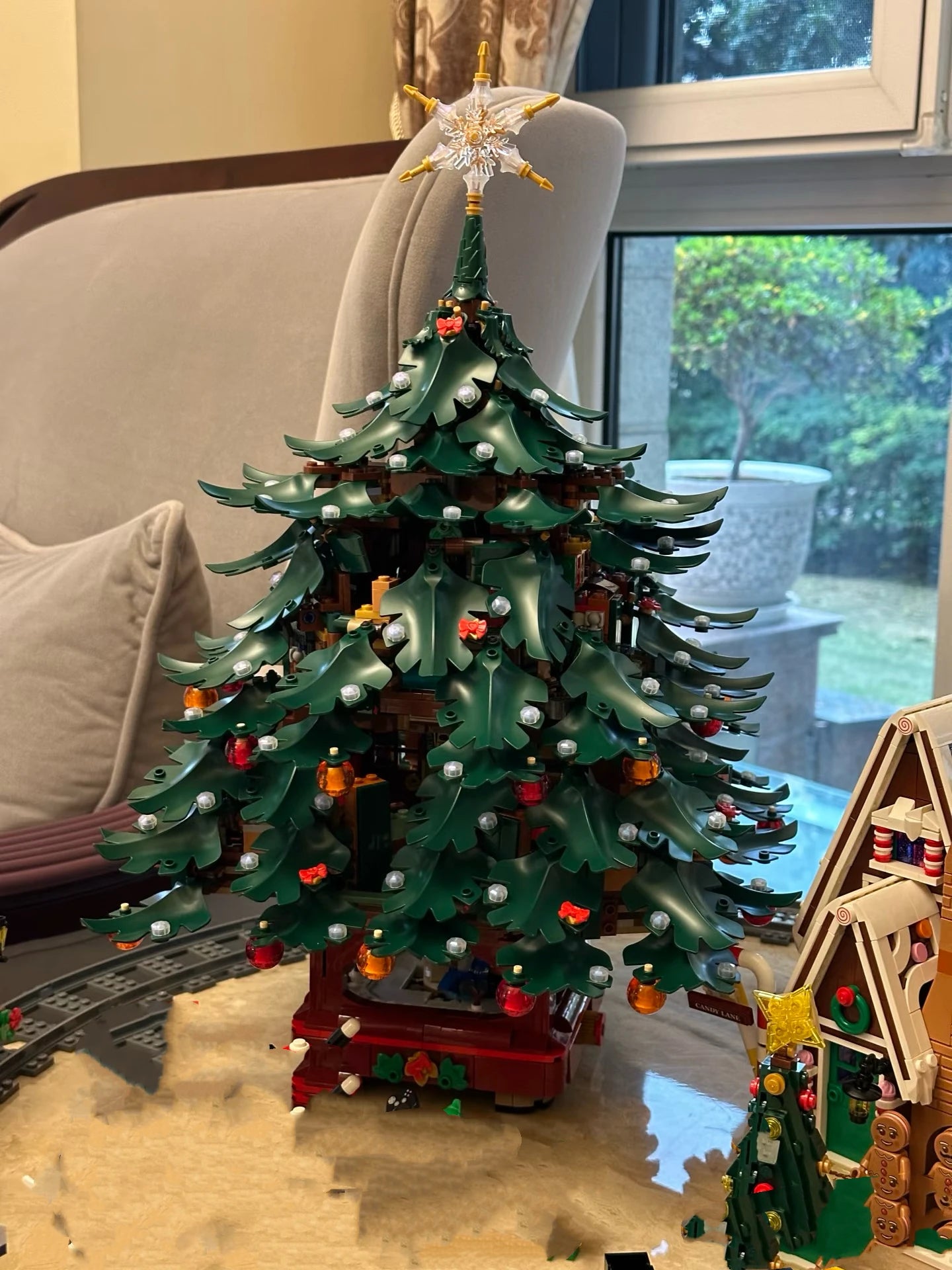 3171 Pieces 2025 New Christmas Tree Building Blocks Compatible with 41843 Children's Toys Birthday Gift