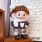 17cm Labubu V2 V1 Trendy Clothes Outfit Accessories Idol Doll Clothing for Kid Gift Labubu Ropa