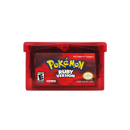 Cartouche Pokémon GBA – Série de Jeux pour GBA, NDS, GBM, GBA SP – Version Anglaise

