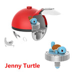 Genuine Pokemon Toys Ball Battle Gyro Pikachu Charmander Squirtle Mew Action Figure Model Pokeball Birthday Gift For Childre