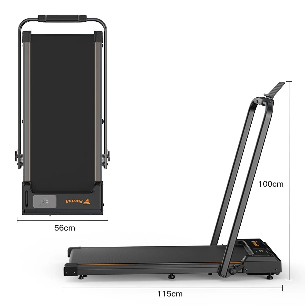 Formill FT51 2 in 1 Treadmill 0.75-2.5HP peak horsepower1-10KM/H speed range Treadmill Running Jogging Machine for Home