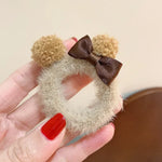 17cm Labubu doll Clothes Macaron Sitting Party Christmas Checkered Plush Cloak Clothes labubu V2 clothes Christmas costumes