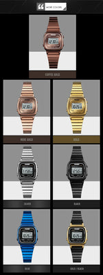 SKMEI 1901 Luxury Small Dial Digital Women Watch Ladies Calendar Waterproof Lady Sports Wristwatches Girl Clock 1252 Reloj Mujer