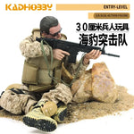 1/6 Action Figure Military Army 30cm Combat Swat Police Soldier With Gun Forces Model Toys