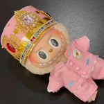 Gd With G-Dragon Labubu Baby Clothes 17cm Suit Pendant Plush Doll Clothes Cute Doll Clothes Vinyl Keychains Clothes