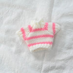 For Labubu'S Clothes Striped sweater outfit Match with hat pendant  Can match according to your preferences Labubu Accessories