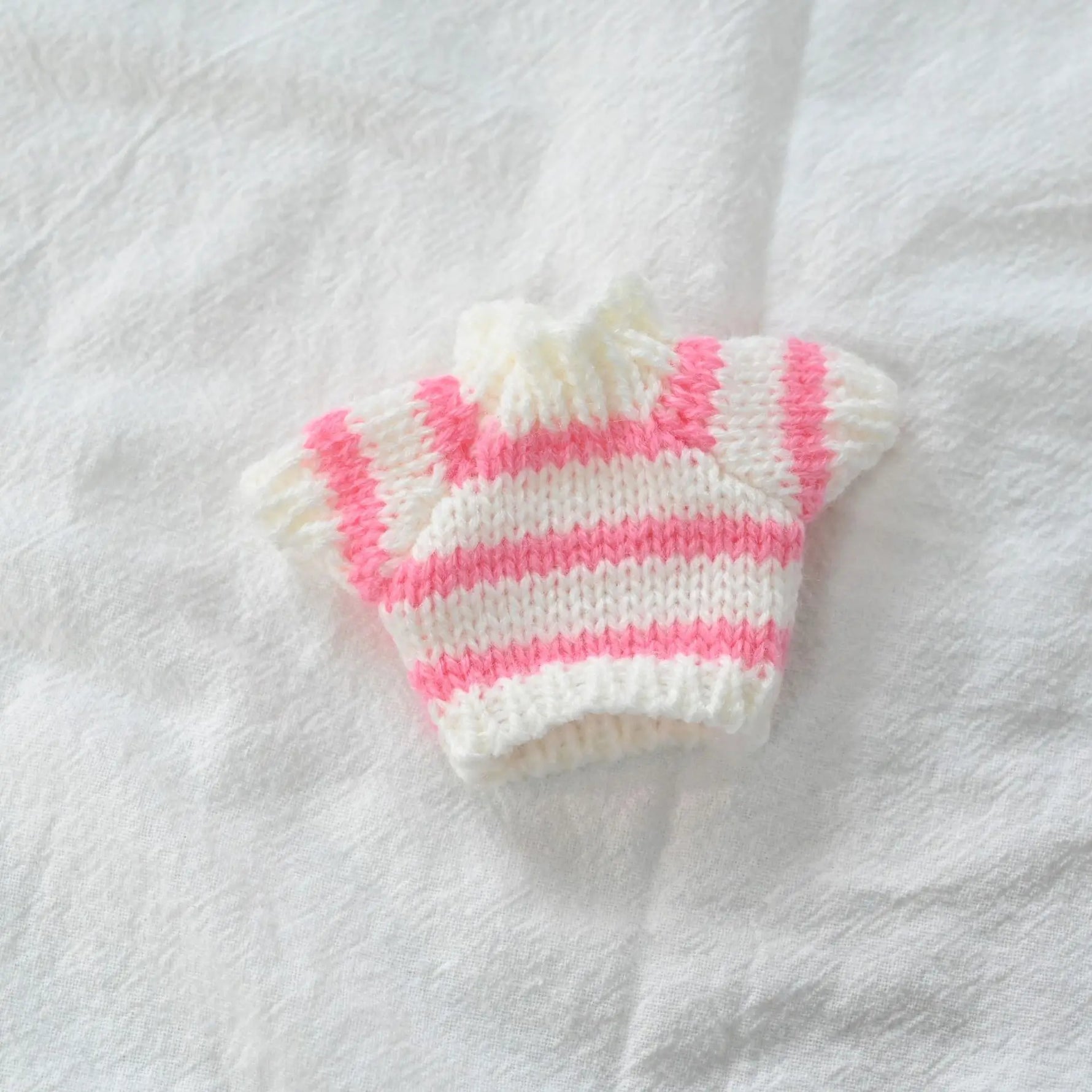 For Labubu'S Clothes Striped sweater outfit Match with hat pendant  Can match according to your preferences Labubu Accessories