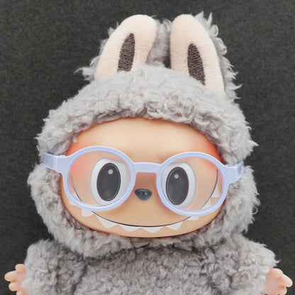 Fashionable Plastic Glasses For Labubu 3.0 Colorful Glasses Mix Match Doll Ornament  Accessories Macaron BJD