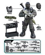 WW2 Eagle Special Forces Military Action Figures Soldiers SWAT Model Building Blocks Bricks Boy's Toys Boys Action Figure