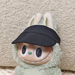 17cm Labubu Doll Black Hoodie Sweatshirt and Pants Set for Doll DIY Outfit Gift