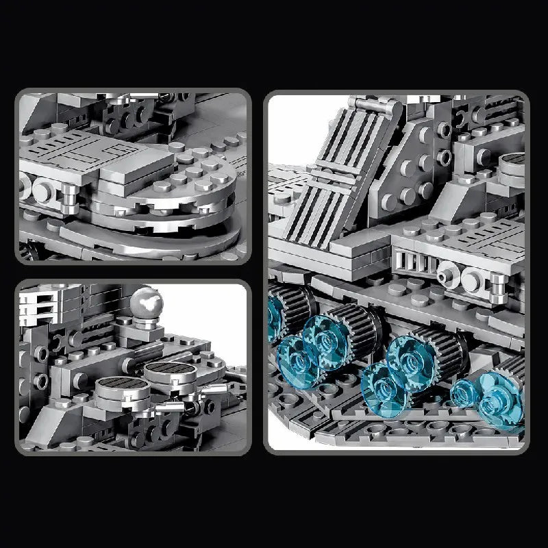 758PCS Space MOC Incursor-Class Cruiser Building Block Movie Star Destroyer Series Model Assembling Toy Gift for Boys Kid Adult