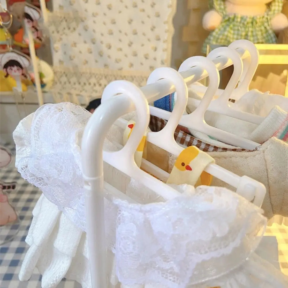 Cotton Doll Special Clothes Hanger BJD Doll Clothes Support 15/20cm Baby Clothes Storage Rack