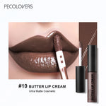 1PC Butter Gloss Non-Sticky Lip Gloss Long Lasting Nude Lip Makeup Hydrating Lip Gloss with Essential Oil Liquid Lipstick