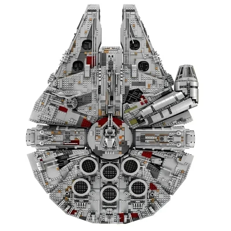 In Stock The Large Millennium Ship Falcon 8445pcs Building Blocks Bricks Compatible 75192 Toys For Kids Birthday Christmas Gifts