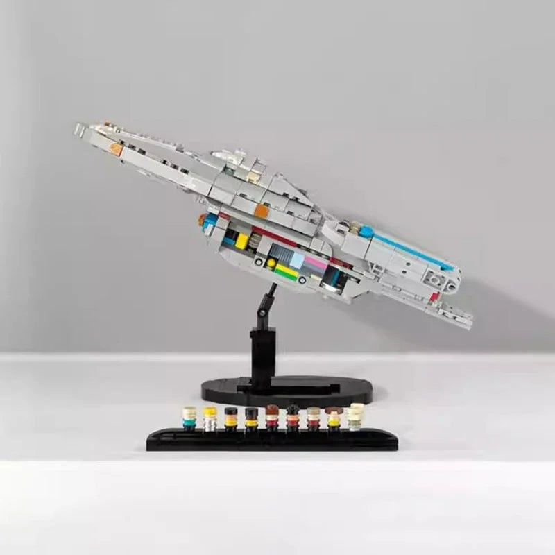 Bricklink Star Movie Starship Enterprise NCC-1701 Discovery Voyager NX-01 Delta MOC Spaceship Sets Building Blocks Kid Toys Gift