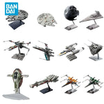 Spot Direct Delivery Bandai Original STAR WARS Anime Collectible Model Star Wars Series Action Figure Assembly Toys for Kids