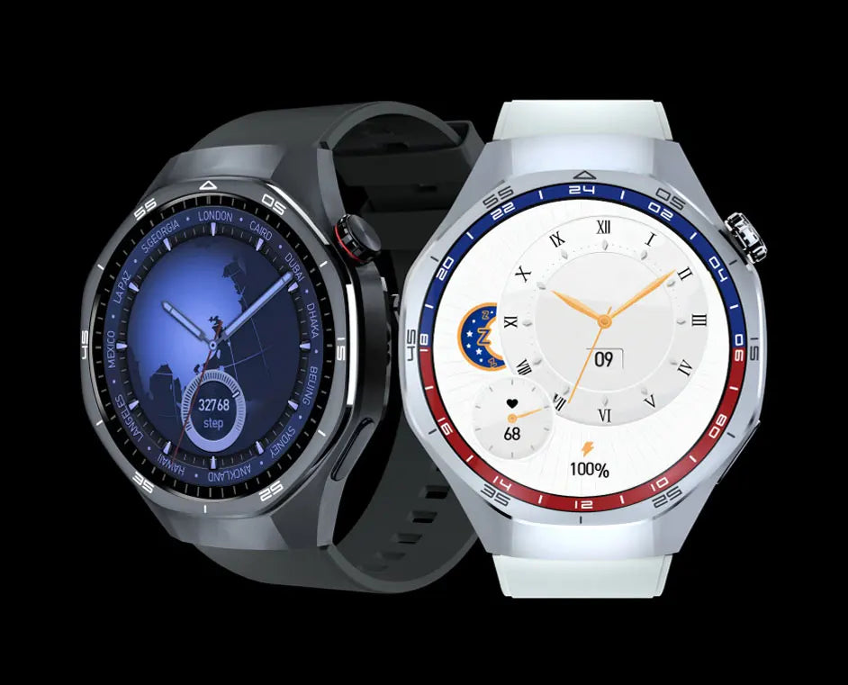 HT32 Smart Watch AMOLED Men Watch 5 Pro NFC Compass 1GB ROM Local Music Album E-Book Heart Rate Sport Smartwatch for Android IOS