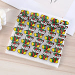 50pcs Flashing Christmas Brooch Pins Light Up Cartoon Badge Gift Stocking Xmas Holiday Party Supplies Costume Accessories