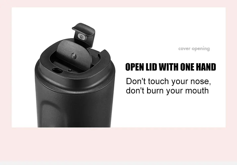 Thermos Bottle for Coffee Thermal Cup for tea Mini Tumbler Insulated Vacuum Flask Mug Stainless Steel Leakproof Travel Drinkware