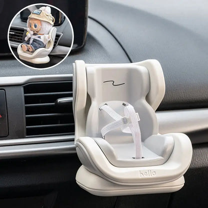 Doll Accessory For Labubu Plush Doll Car Accessory Compatible Car Air Conditioning Vent Cute Car Decoration Hanging Ornament